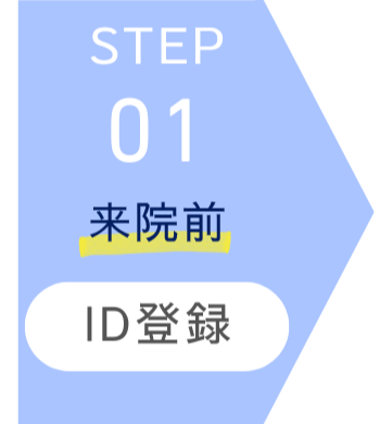 STEP1 来院前 ID登録